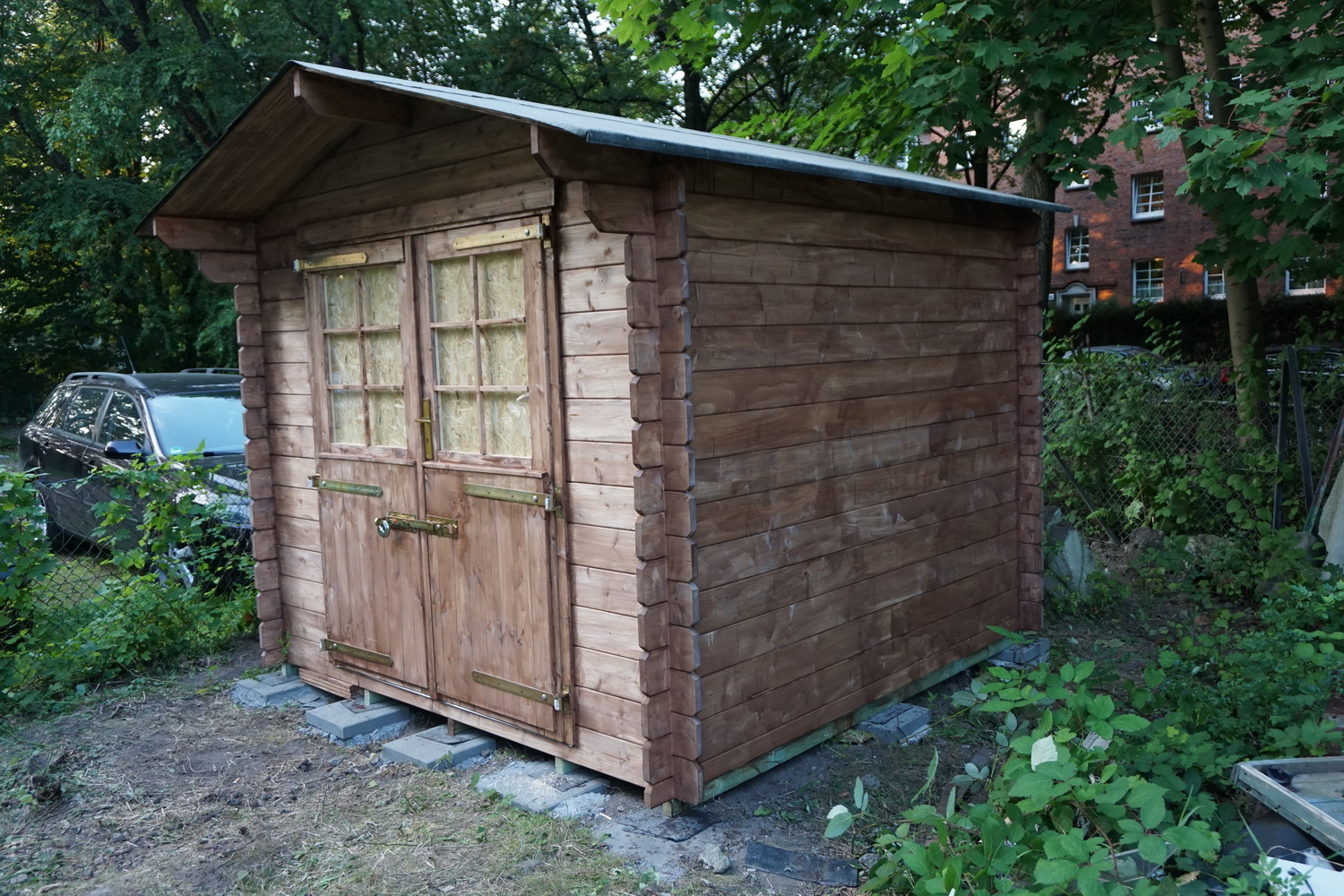 ASV Hamburger Angler e.V. 160910 Aufbau Gartenhaus41